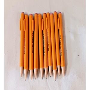 Paper Mate SharpWriter Mechanical Pencils Bulk Lot 10 Yellow #2 USA Made VTG